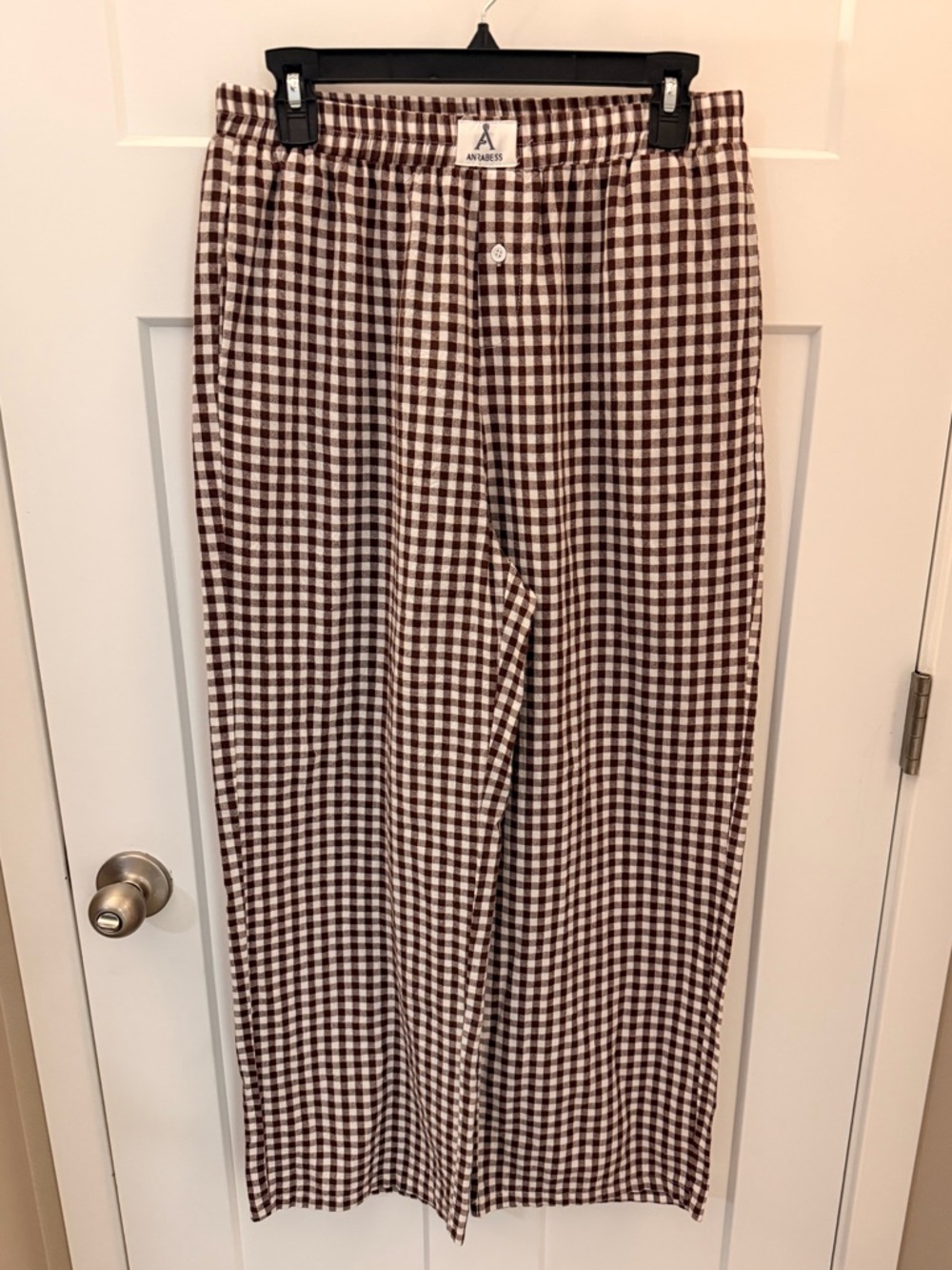 ANRABESS Women's Gingham Pants
